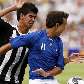 Thiago Ribeiro, do Cruzeiro, tenta impedir que atleticano lhe roube a bola Thiago Ribeiro, do Cruzeiro, tenta impedir que atleticano lhe roube a bola