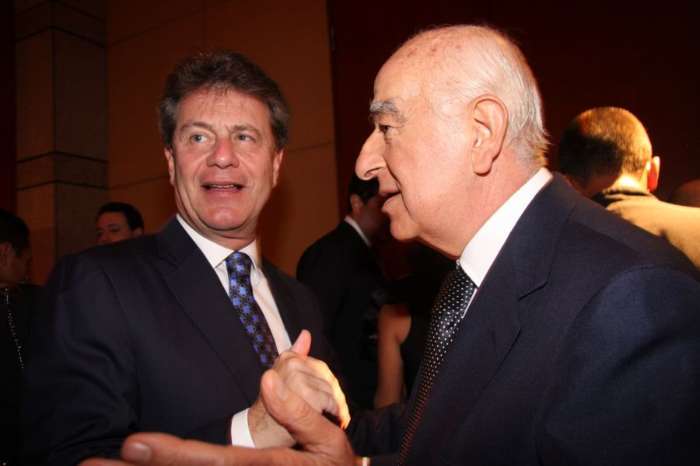 Embaixador Clifford Sobel e Joseph Safra