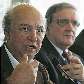 Presidentes da Traffic, J. Hawilla, e do Palmeiras, Luiz Gonzaga Beluzzo Presidentes da Traffic, J. Hawilla, e do Palmeiras, Luiz Gonzaga Beluzzo