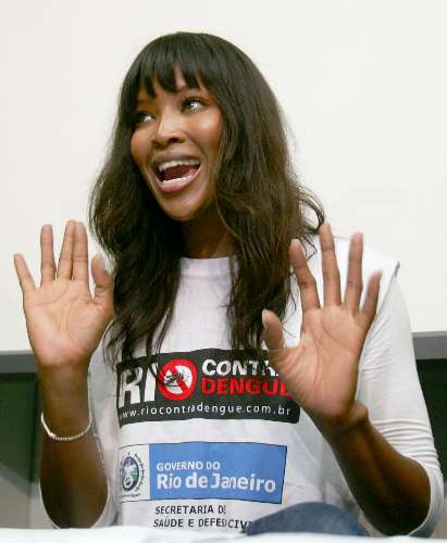 Naomi Campbell no HemoRio