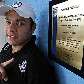 Felipe França exibe placa comemorativa pelo recorde mundial dos 50 m, no Rio Felipe França exibe placa comemorativa pelo recorde mundial dos 50 m, no Rio