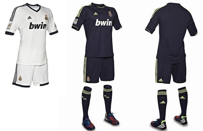 O Real Madrid já tem novo uniforme para a temporada 2012/2013