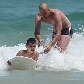 Banhistas aproveitam 30ºC na Praia Enseada no Guarujá Banhistas aproveitam 30ºC na Praia Enseada no Guarujá