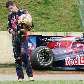 Sebastien Buemi, da Toro Rosso, termina no muro de Interlagos Sebastien Buemi, da Toro Rosso, termina no muro de Interlagos