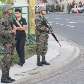 Exército mantém ruas ocupadas; toque de recolher ainda está vigente Exército mantém ruas ocupadas; toque de recolher ainda está vigente