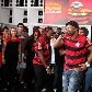 Vagner Love é apresentado no Flamengo com muita festa