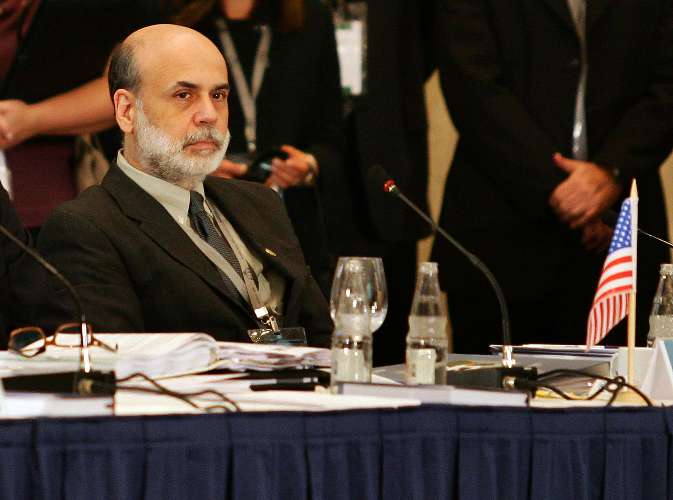 Bernanke durante a reunião do G20 financeiro em São Paulo