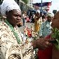 Fiéis celebram o dia de São Jorge no Rio