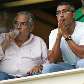 Romário e Eurico Miranda assistem à derrota do Vasco Romário e Eurico Miranda assistem à derrota do Vasco