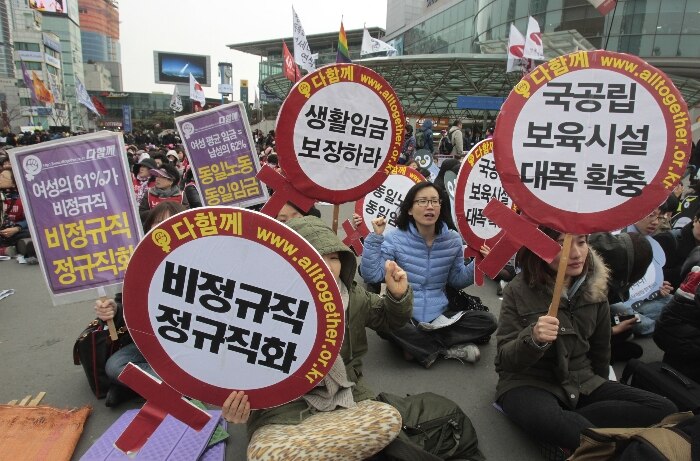 Confira as comemorações e os protestos do Dia Internacional das Mulheres pelo mundo