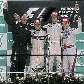 Heidfeld (2.º), Button (1.º) e Trulli (3.º), o pódio do GP da Malásia de F-1 Heidfeld (2.º), Button (1.º) e Trulli (3.º), o pódio do GP da Malásia de F-1
