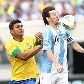 Argentina bate o Brasil por 4 a 3 em amistoso Argentina bate o Brasil por 4 a 3 em amistoso
