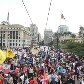 Cerca de mil sem-teto protestaram contra o prefeito Fernando Haddad 