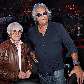 Bernie Ecclestone e Flavio Briatore, da Renault, assistem a luta de boxe Bernie Ecclestone e Flavio Briatore, da Renault, assistem a luta de boxe