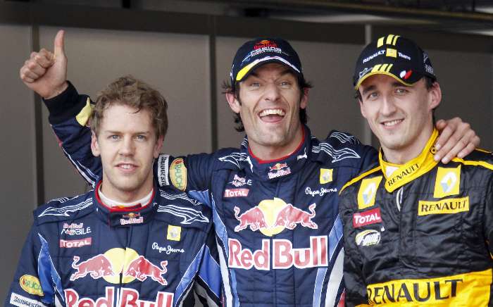 Webber deixa Kubica e Vettel para trás e fica com a pole em Mônaco