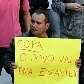 Protesto por moradia e contra a Copa ocupa parte da Avenida Paulista, em SP