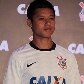 O Corinthians apresentou camisa estampada com o novo patrocinador