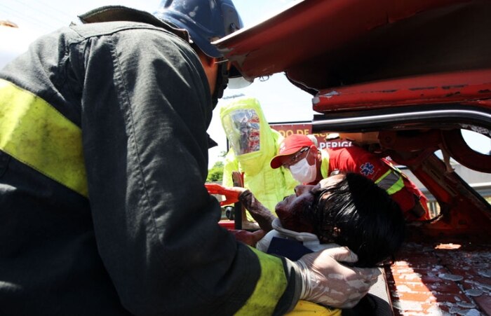 Rodoanel realiza exercício de simulação de acidente com Produto Perigoso, em São Paulo 