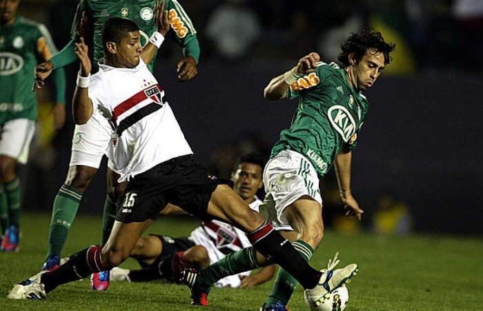 Palmeiras e São Paulo empatam por 1 a 1 pela nona rodada do Brasileirão