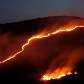 Incêndio no Parque Nacional da Chapada Diamantina, na Bahia.