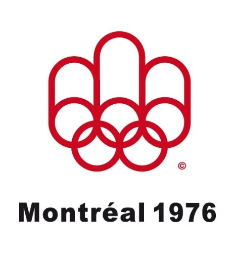 A logomarca da Olimpíada de 1976, disputada em Montreal, no Canadá