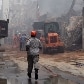 Confira imagens do incêndio que destruiu sete lojas da rede Caçula no Rio 