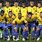 O time posado do Brasil campeão da Copa dos Confederações de 2009 O time posado do Brasil campeão da Copa dos Confederações de 2009