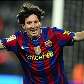 Lionel Messi comemora seu gol na vitória do Barcelona por 3 a 0 sobre o Valencia, pelo Espanhol Lionel Messi comemora seu gol na vitória do Barcelona por 3 a 0 sobre o Valencia, pelo Espanhol