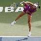 Ana Ivanovic bate forte em saque no segundo jogo pelo Torneio de Dubai Ana Ivanovic bate forte em saque no segundo jogo pelo Torneio de Dubai