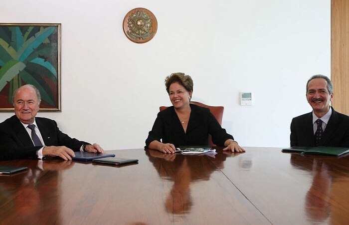 Joseph Blatter se reúne com Dilma para discutir a Copa 2014 e aparar arestas entre governo e Fifa 