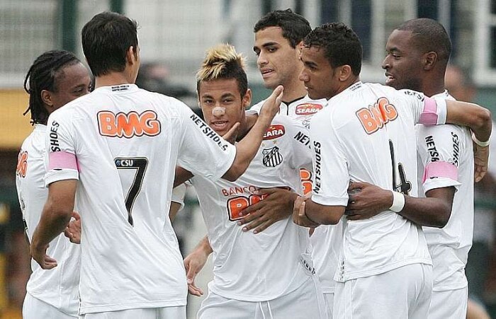 Santos, Botafogo e Fluminense em campo