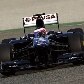 Rubens Barrichello acelera o Williams FW33 em Valencia (ESP), novo modelo para a Fórmula 1 2011