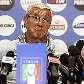 Marcello Lippi, técnico da Itália, faz careta em entrevista coletiva antes de amistoso Marcello Lippi, técnico da Itália, faz careta em entrevista coletiva antes de amistoso
