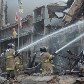 Confira imagens do incêndio que destruiu sete lojas da rede Caçula no Rio 