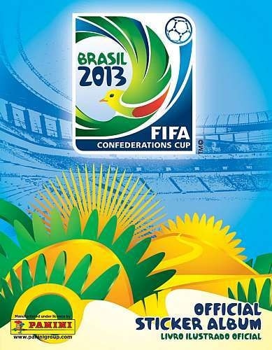Álbum oficial da Copa das Confederações é lançado pela primeira vez no Brasil