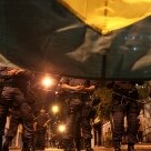 Cidades - O Batalhão de choque foi acionado para controlar a confusão. Manifestação conta com mais de 7 mil pessoas - Foto: Wilton Junior/AE