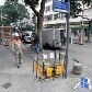 No dia 25 de junho, bueiro na esquina da rua Constante Ramos com a Av. Nossa Senhora de Copacabana