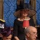 Rainha Margrethe II e Príncipe Henrik, da Dinamarca, durante o casamento real