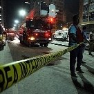 Bombeiros e policiais estabeleceram um cinturão de segurança na região Cidades - Bombeiros e policiais estabeleceram um cinturão de segurança na região - Foto: Marcos de Paula/AE