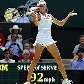 A argentina Gisela Dulko rebate bola em vitória no Torneio de Wimbledon A argentina Gisela Dulko rebate bola em vitória no Torneio de Wimbledon