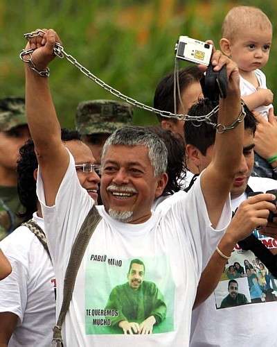Pai do refém Pablo Emílio Moncayo, Gustavo, espera libertação do filho