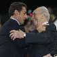 Nicolas Sarkozy e Shimon Peres se cumprimentam em Pequim Nicolas Sarkozy e Shimon Peres se cumprimentam em Pequim