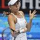 Daniela Hantuchova rebate bola na Sydney Daniela Hantuchova rebate bola na Sydney
