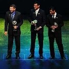 Festa de encerramento do Campeonato Carioca de 2012 Esportes - Depois de apitar os dois jogos da decisão entre Fluminense e Botafogo, Marcelo de Lima Henrique foi escolhido o melhor árbitro, seguido por Luis Antonio Silva Santos e Wagner Nascimento Magalhães - Foto: Flu/Divulgação