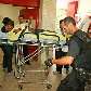 Um dos baleados foi levado para o Hospital Getúlio Vargas Um dos baleados foi levado para o Hospital Getúlio Vargas