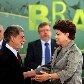 Dilma dá posse a Amorim: Dilma dá posse a Amorim: