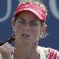Alemã Julia Goerges faz cara de brava depois de fechar o set Alemã Julia Goerges faz cara de brava depois de fechar o set
