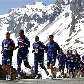 Os jogadores da seleção francesa treinam em Tignes, região dos Alpes frances, de olho na Copa Os jogadores da seleção francesa treinam em Tignes, região dos Alpes frances, de olho na Copa