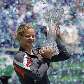Kim Clijsters comemora o título no Torneio de Miami Kim Clijsters comemora o título no Torneio de Miami