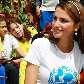 Rania visitou o projeto Cidade-Escola Aprendiz, apoiado pela Unicef, na Vila Madalena